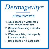 Dermagevity Konjac Sponge